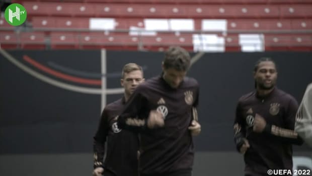 Germany stars train at Wembley ahead of England clash